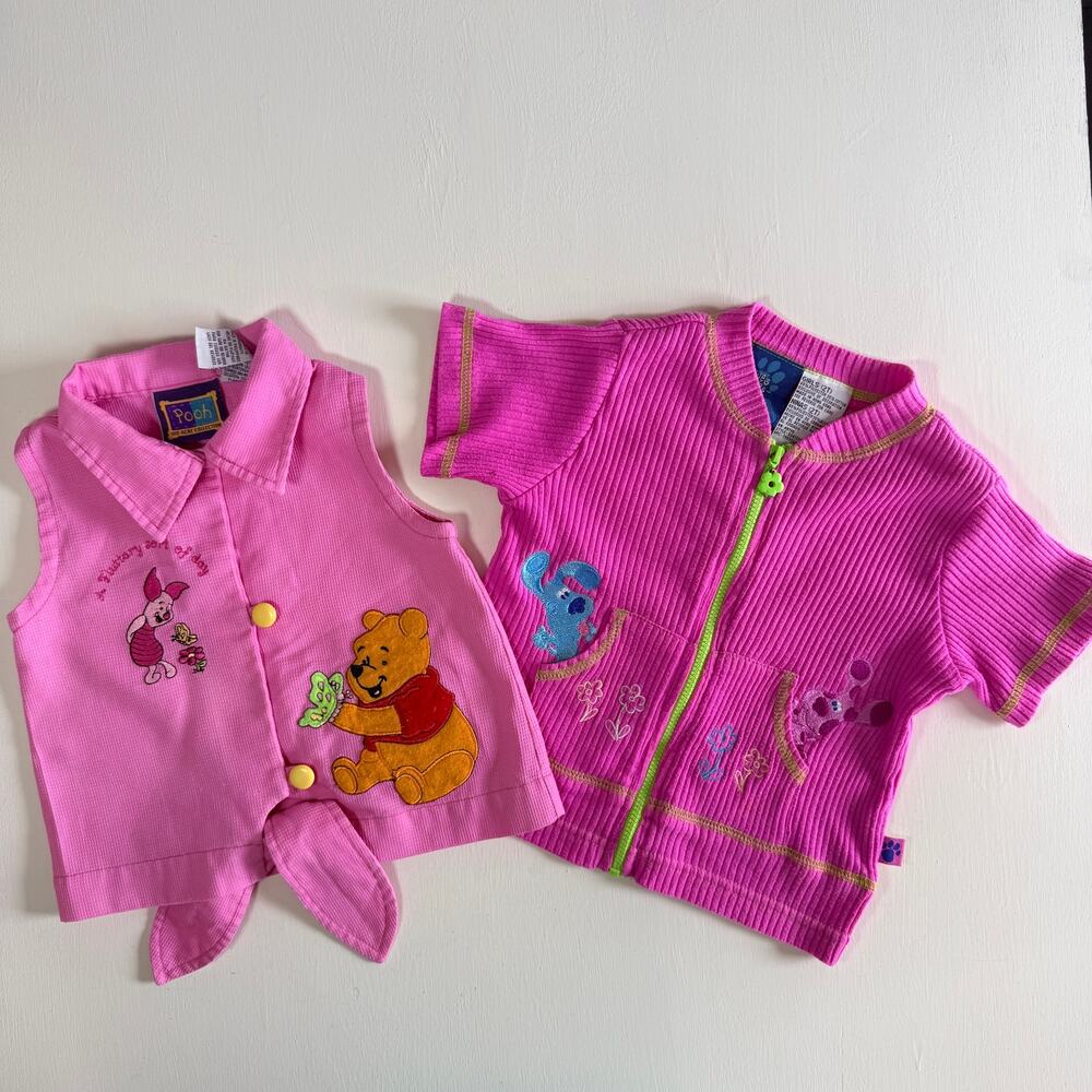 VINTAGE 90s Disney x Nickelodeon Bundle | 2T Pooh & Blue's Clues Tops